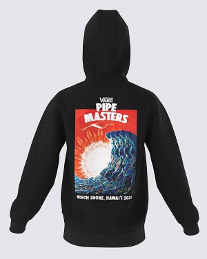 Vans 2023 Pipe Masters Poster Pullover Hoodie Herr Svarta | Sverige UXKJ01538