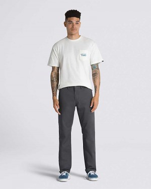 Vans Authentic Chino Slim Byxor Herr Grå | Sverige DPUJ53021