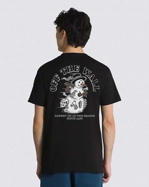 Vans Caught Up T-Shirt Herr Svarta | Sverige QRYE78290