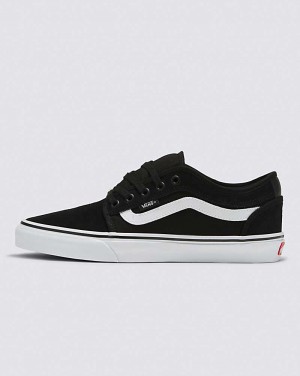 Vans Chukka Low Sidestripe Skateskor Dam Svarta Vita | Sverige MAER93574