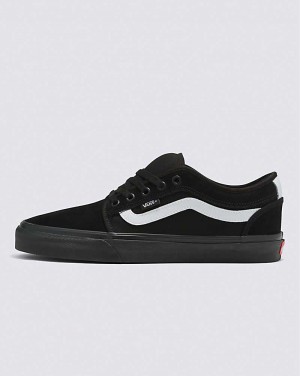 Vans Chukka Low Sidestripe Skateskor Dam Svarta Vita | Sverige ZYCJ75234