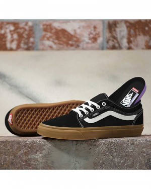 Vans Chukka Low Sidestripe Skateskor Dam Svarta | Sverige MCNE16734