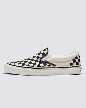 Vans Classic Slip-On 98 DX Skor Dam Svarta Vita | Sverige TIJW61253