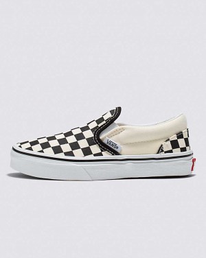 Vans Classic Slip-On Checkerboard Skor Barn Svarta Vita | Sverige WCIV21584