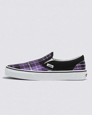 Vans Classic Slip-On Skor Dam Lila Svarta | Sverige PKNJ74185