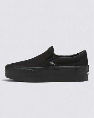 Vans Classic Slip-On Stackform Canvas Skor Dam Svarta | Sverige PWFL02967