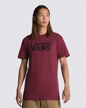 Vans Classic T-Shirt Herr Vinröda | Sverige BQSX74125