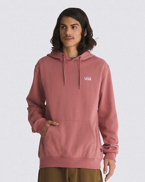 Vans Core Basic Pullover Hoodie Herr Rosa | Sverige EHOA31287