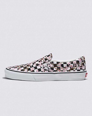 Vans Customs Cherry Blossom Checkerboard Slip-On Skor Herr Olika Färger | Sverige SYFG09547