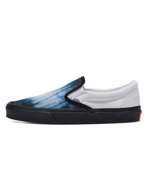 Vans Customs Image Library Creepy Woods Slip-On Skor Herr Blå Svarta Vita | Sverige KFAM74356