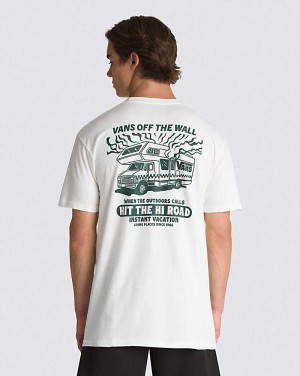 Vans Hi Road RV T-Shirt Herr Vita | Sverige DOPQ58103