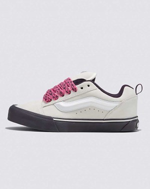 Vans Knu Skool Skor Dam Vita Rosa | Sverige UABT86954