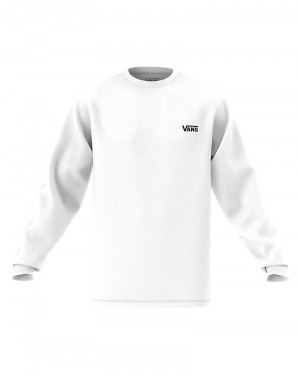 Vans Left Chest Hit Long Sleeve T-Shirt Herr Vita | Sverige YDBE78309