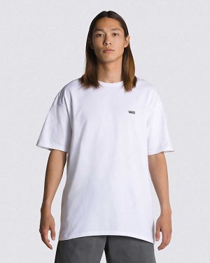 Vans Left Chest Logo T-Shirt Herr Vita | Sverige LYIT29061