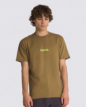 Vans Lower Corecase T-Shirt Herr Olivgröna | Sverige NHUG17230