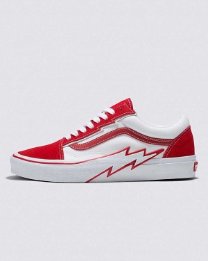 Vans Old Skool Bolt 2-Tone Skor Dam Röda Vita | Sverige AGCO65214