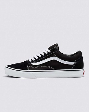 Vans Old Skool Breda Skor Dam Svarta Vita | Sverige LMIE93851