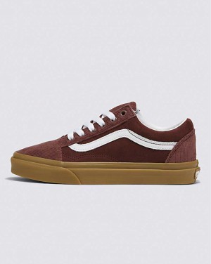 Vans Old Skool Corduroy Skor Dam Vinröda | Sverige HQLU91054