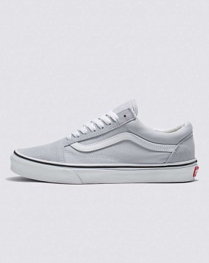 Vans Old Skool Skor Dam Grå Vita | Sverige LCEM34928