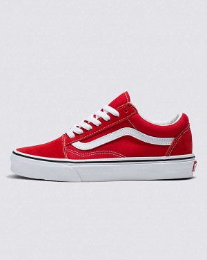 Vans Old Skool Skor Dam Röda Vita | Sverige AKSO74352