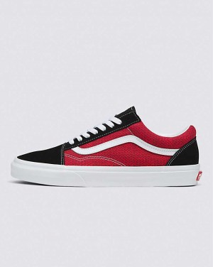 Vans Old Skool Skor Dam Röda Vita | Sverige KMFS52601