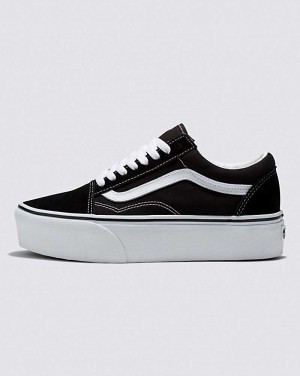 Vans Old Skool Stackform Skor Dam Svarta Vita | Sverige HZIS41627