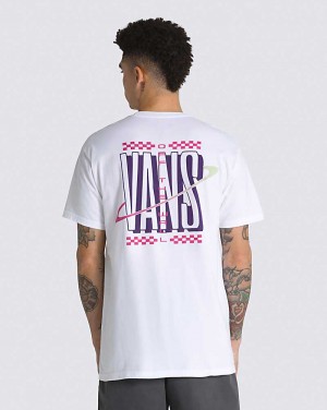 Vans Ringed Logo T-Shirt Herr Vita | Sverige DKBP71628