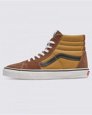 Vans Sk8-Hi Canvas Mocka Skor Dam Bruna | Sverige GHBL39458