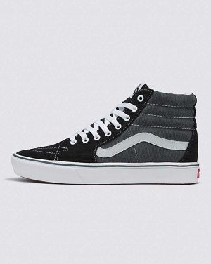 Vans Sk8-Hi ComfyCush Corduroy Skor Dam Svarta Blå | Sverige AGTY51340