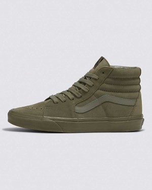 Vans Sk8-Hi Mono Mocka Skor Dam Olivgröna | Sverige XFGP28417