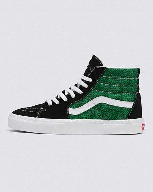 Vans Sk8-Hi Skor Dam Svarta Gröna | Sverige YXID45716