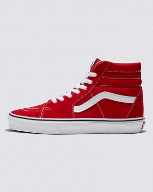 Vans Sk8-Hi Skor Herr Röda Vita | Sverige XEWP49521