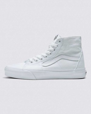 Vans Sk8-Hi Tapered Canvas Skor Dam Vita | Sverige ACTU69285