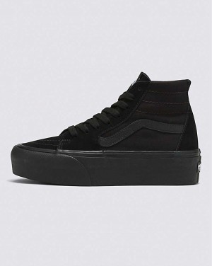 Vans Sk8-Hi Tapered Stackform Mocka Canvas Skor Dam Svarta | Sverige BMXS57918