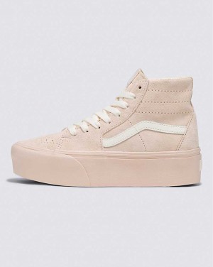 Vans Sk8-Hi Tapered Stackform Mocka Skor Dam Rosa | Sverige JHAP46023