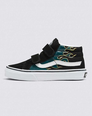 Vans Sk8-Mid Reissue V Skor Barn Svarta | Sverige YFNM97213