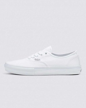 Vans Skate Authentic Skateskor Herr Vita | Sverige HKGP38479