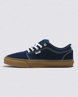 Vans Skate Chukka Low Skateskor Dam Marinblå | Sverige NQZX32851