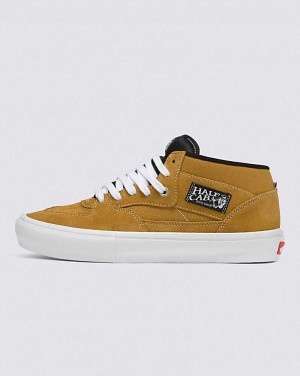 Vans Skate Half Cab Skateskor Dam Guld | Sverige AJYP79612