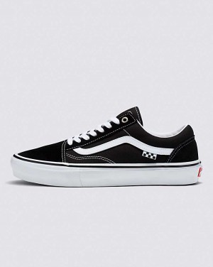 Vans Skate Old Skool Skateskor Dam Svarta Vita | Sverige SIVK18076