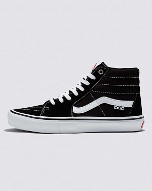 Vans Skate Sk8-Hi Skateskor Dam Svarta Vita | Sverige RVBX50926