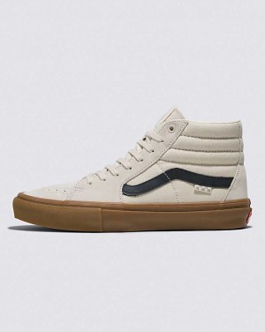 Vans Skate Sk8-Hi Skateskor Dam Vita | Sverige ERYA97831