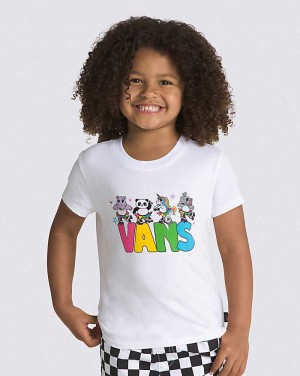 Vans Små Barn Disco Critters T-Shirt Barn Vita | Sverige LDXY79036