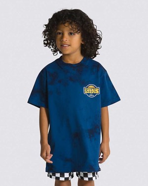 Vans Små Barn Topsun Tie Dye T-Shirt Barn Blå | Sverige VLBG80241