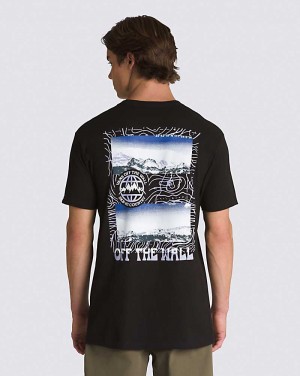 Vans The Incline T-Shirt Herr Svarta | Sverige GQKJ02143