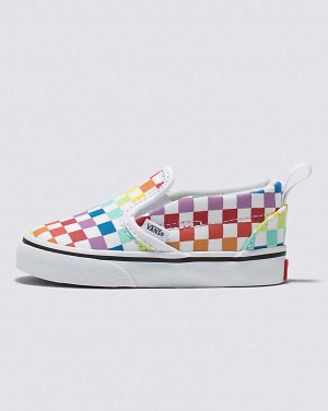 Vans Toddler Slip-On V Checkerboard Skor Barn Olika Färger | Sverige VUCQ02813