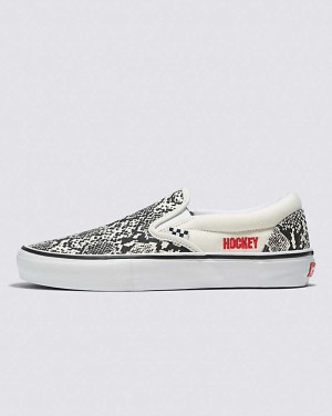 Vans X Hockey Skate Slip-On Skateskor Dam Ormskinn | Sverige KFBJ38016