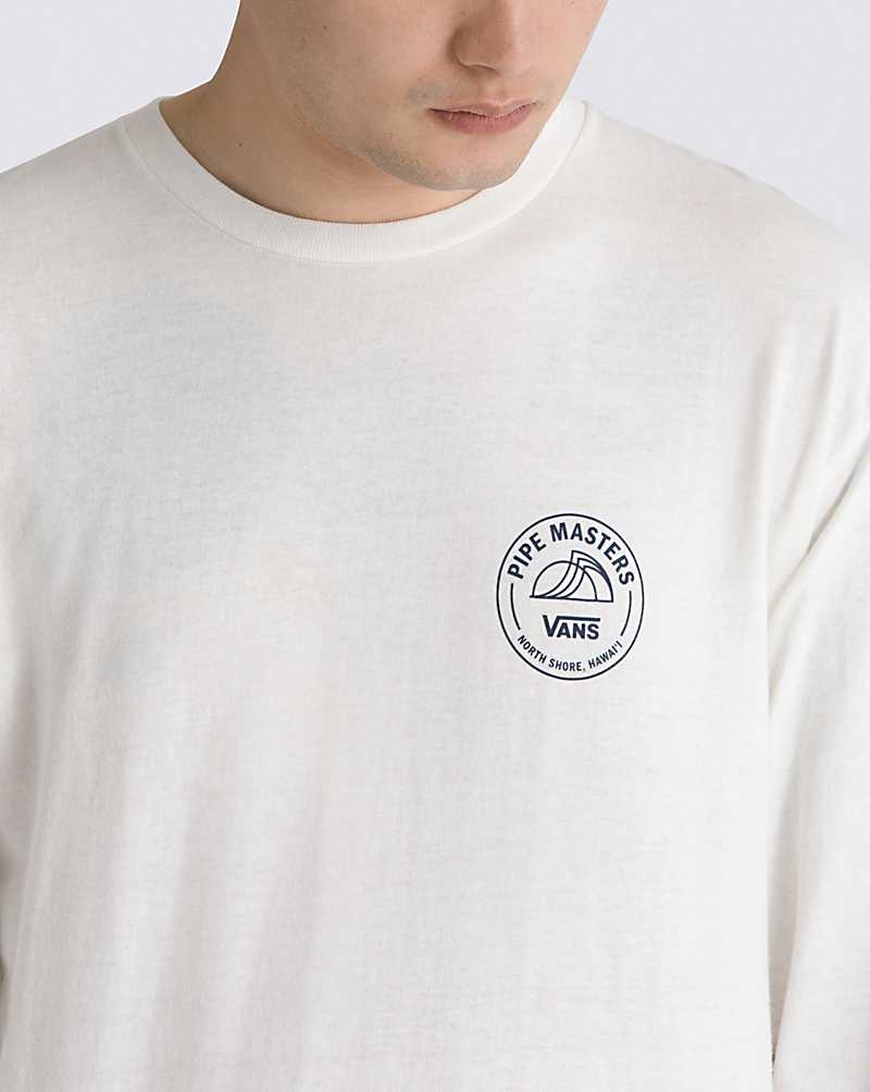 Vans 2023 Pipe Masters Lock Up Long Sleeve T-Shirt Herr Vita | Sverige ZPUI87162