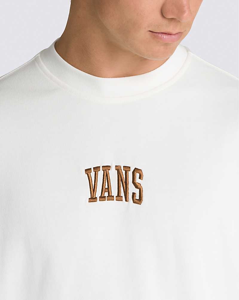 Vans Arch Loose Crew Sweatshirt Herr Vita | Sverige OXHI92643