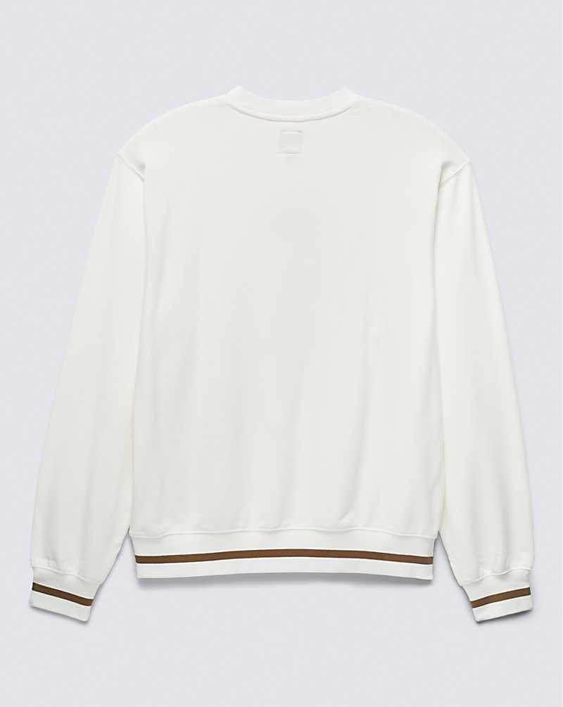 Vans Arch Loose Crew Sweatshirt Herr Vita | Sverige OXHI92643